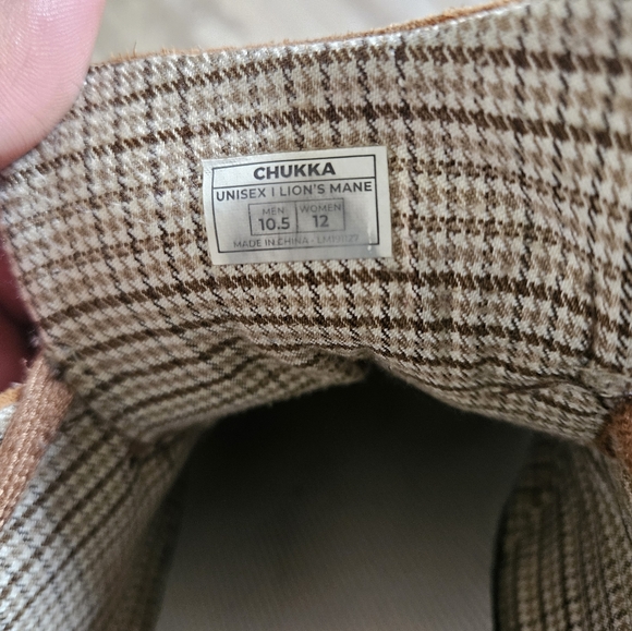 Lems Chukka Unisex Lion's Mane Shoes 10.5 Men 12 Women - Picture 5 of 11